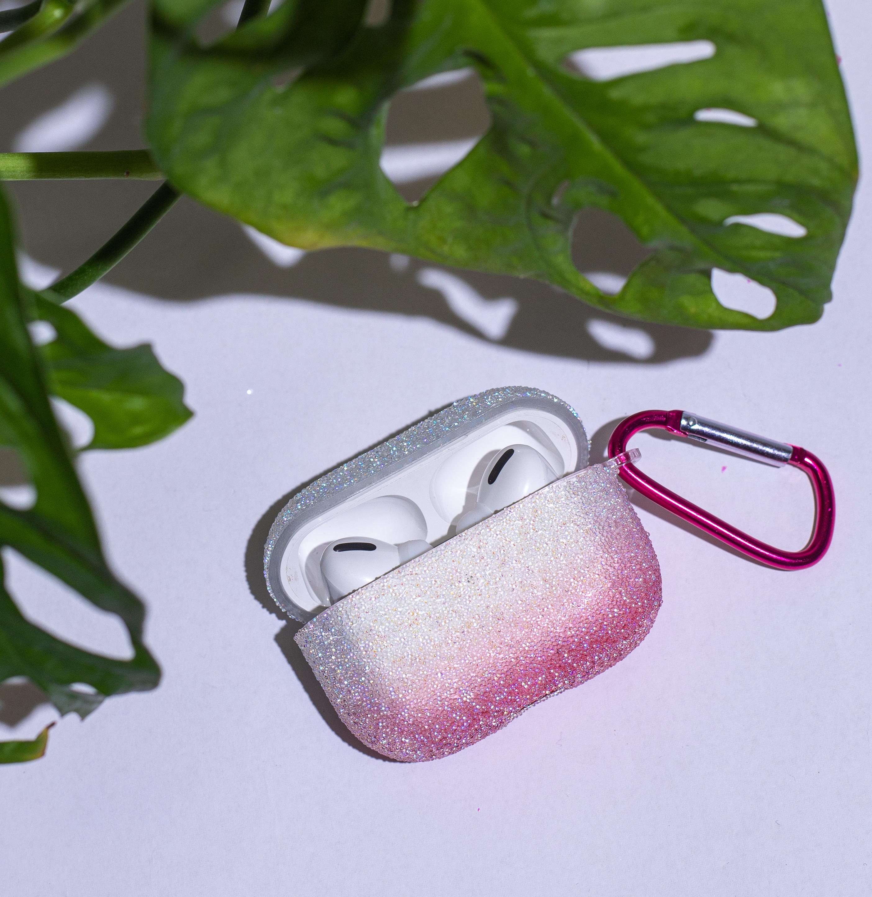 iLike TelForceone Caviar dėklas, skirtas Airpods Pro 2 gradiento rožinės spalvos