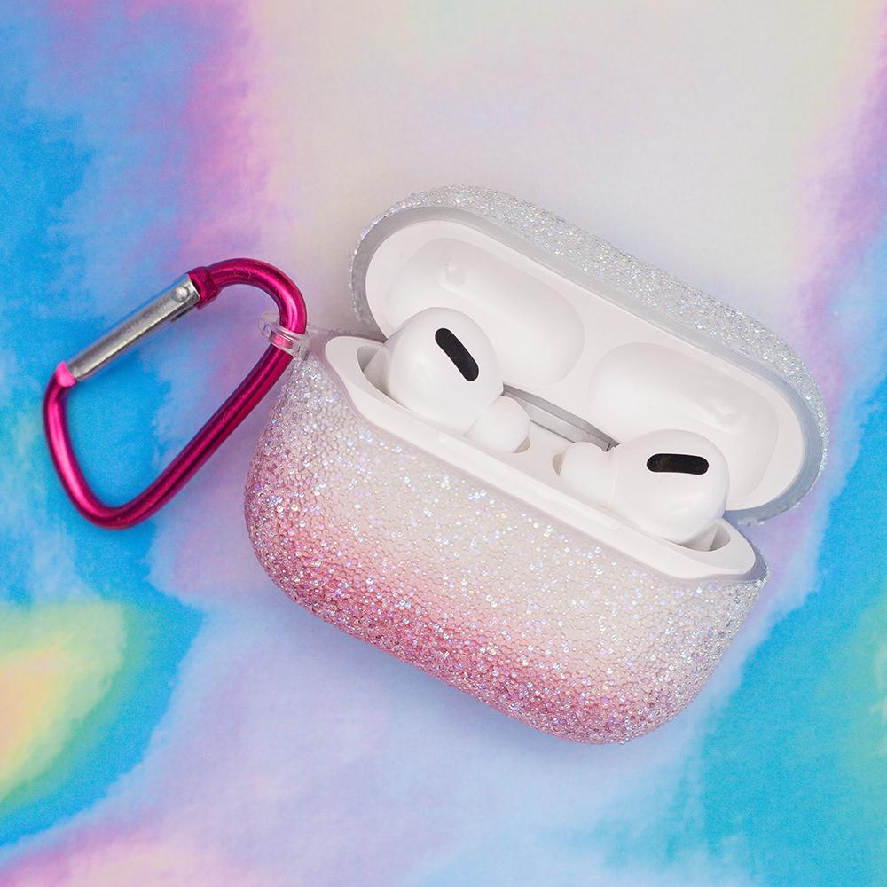 iLike TelForceone Caviar dėklas, skirtas Airpods Pro 2 gradiento rožinės spalvos