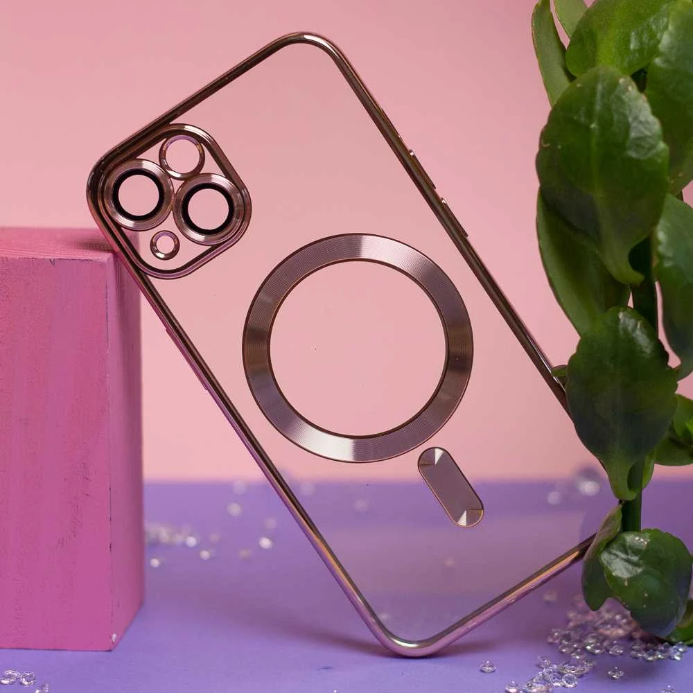 TFO „Color Chrome Mag“ dėklas, skirtas „iPhone 17 Air“ 6,6", rožinio aukso spalvos