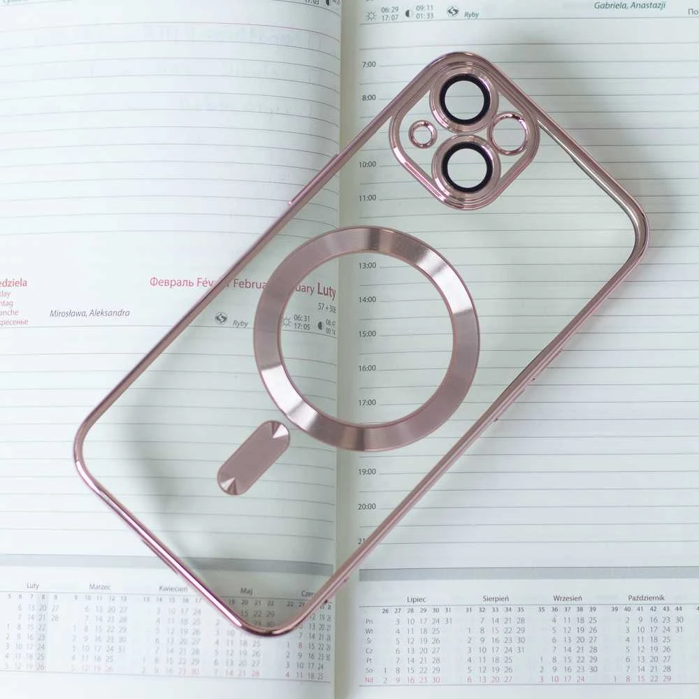 TFO „Color Chrome Mag“ dėklas, skirtas „iPhone 17 Air“ 6,6", rožinio aukso spalvos
