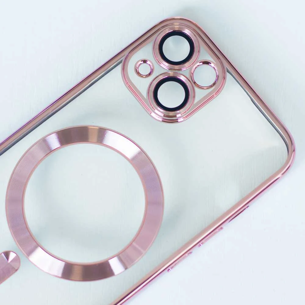 TFO „Color Chrome Mag“ dėklas, skirtas „iPhone 17 Air“ 6,6", rožinio aukso spalvos