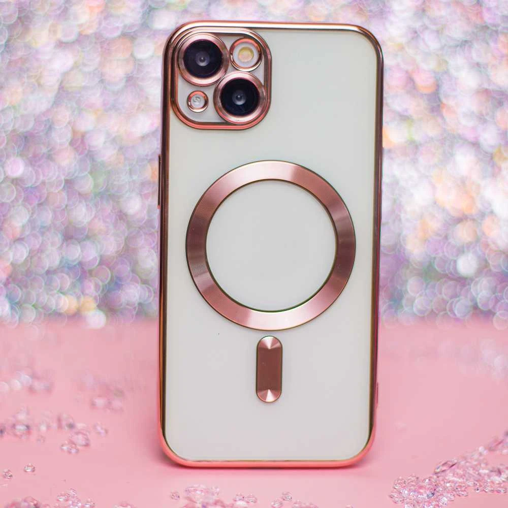 TFO „Color Chrome Mag“ dėklas, skirtas „iPhone 17 Air“ 6,6", rožinio aukso spalvos