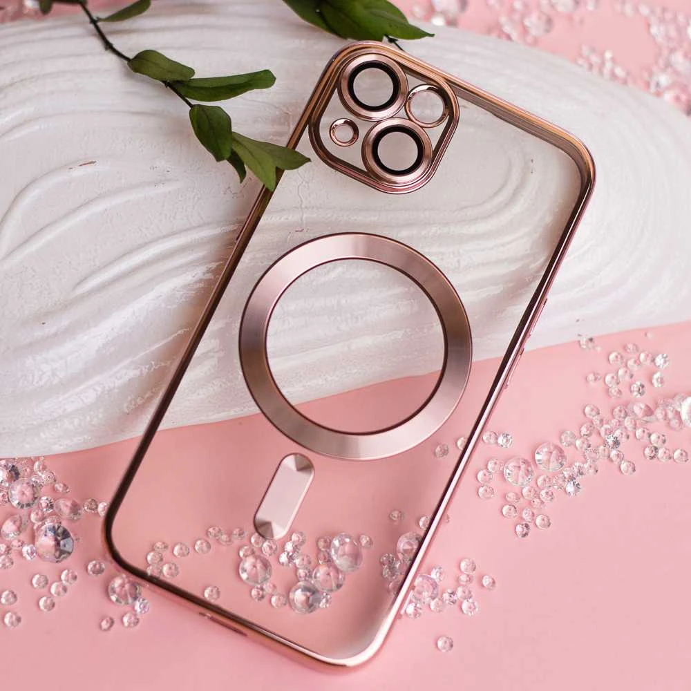 TFO „Color Chrome Mag“ dėklas, skirtas „iPhone 17 Air“ 6,6", rožinio aukso spalvos