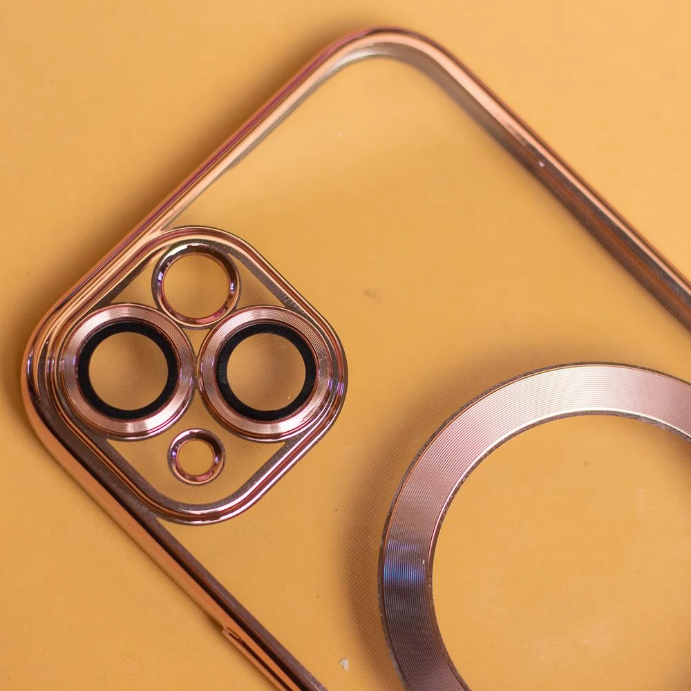 TFO TelForceone Spalva "Chrome Magsafe" dėklas iPhone 13 6,1 rožinio aukso spalvos