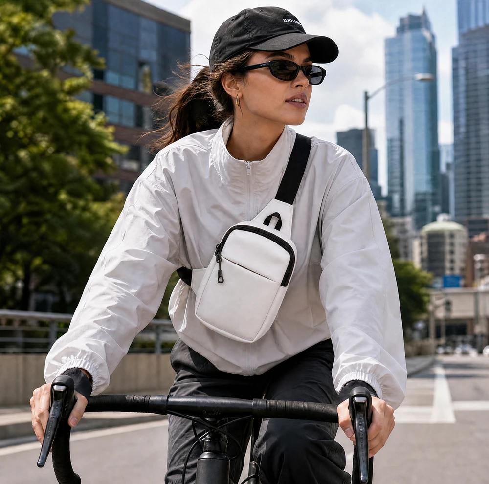 Dėklas TFO Telforceone Rankinė per petį Urbanflex, balta
