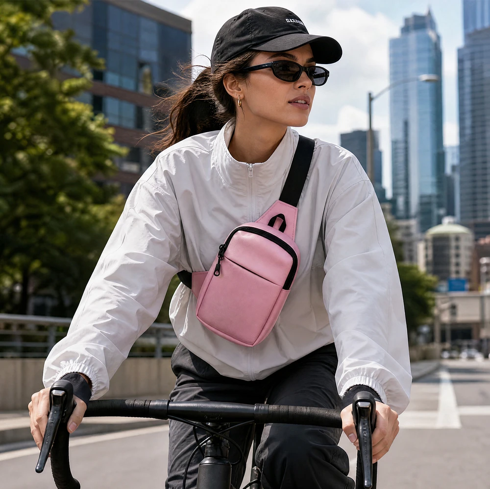 Dėklas TFO Telforceone Rankinė per petį Urbanflex rožinė