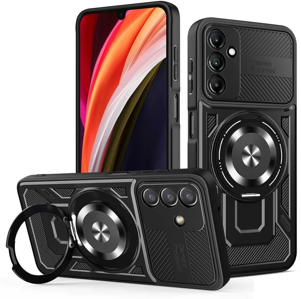 Telforceone „Defender Armor Magsafe“ dėklas, skirtas „Samsung Galaxy A17 4G / A17 5G“, juodas