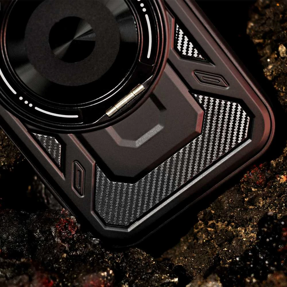 TFO Telforceone „Defender Armor Mag“ dėklas, skirtas „iPhone 12 6,1“; juodas
