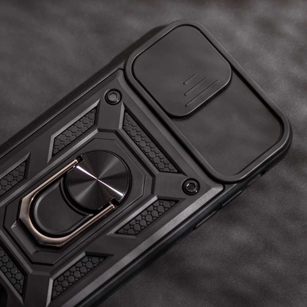 TFO Telforceone Defender Slide dėklas, skirtas Samsung Galaxy A16 4G / A16 5G juodas