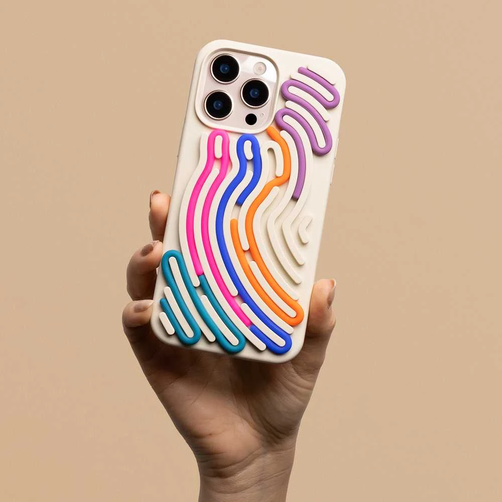TFO Telforceone „Pasidaryk pats“ „Snake“ dėklas, skirtas „iPhone 13 6,1“; smėlio spalvos