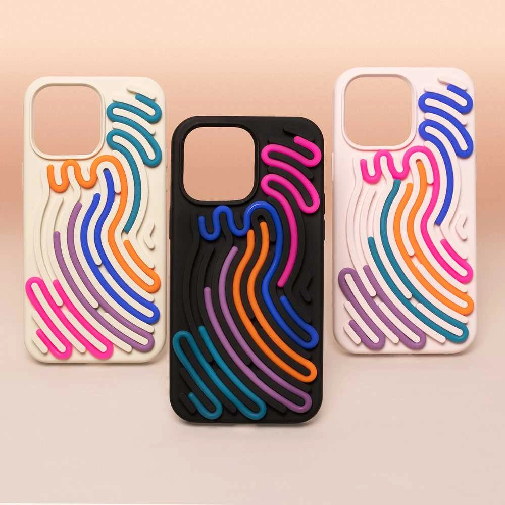 TFO Telforceone „Pasidaryk pats“ gyvatės formos dėklas, skirtas „iPhone 16 6,1“; juodas