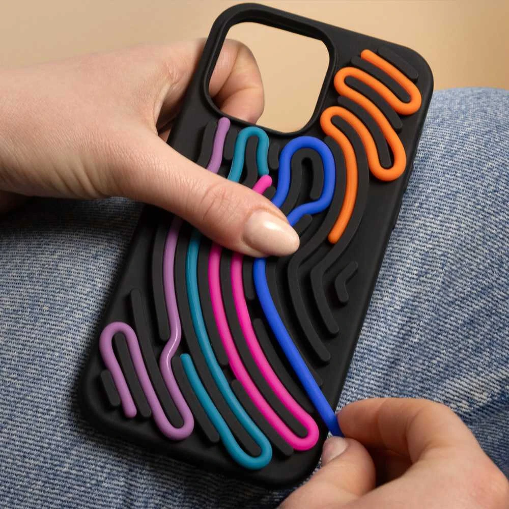 TFO Telforceone „Pasidaryk pats“ „Snake“ dėklas, skirtas „iPhone 17 Pro Max 6,9“; juodas