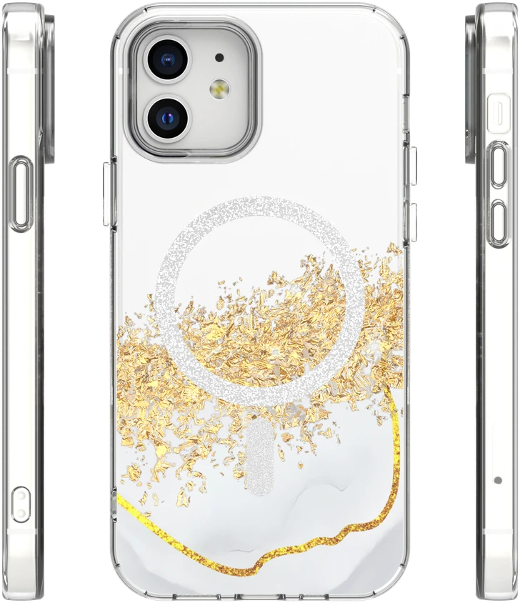 TFO Telforceone Epoksidinės dervos dėklas, skirtas iPhone 12 / 12 Pro 6,1 colio, baltas
