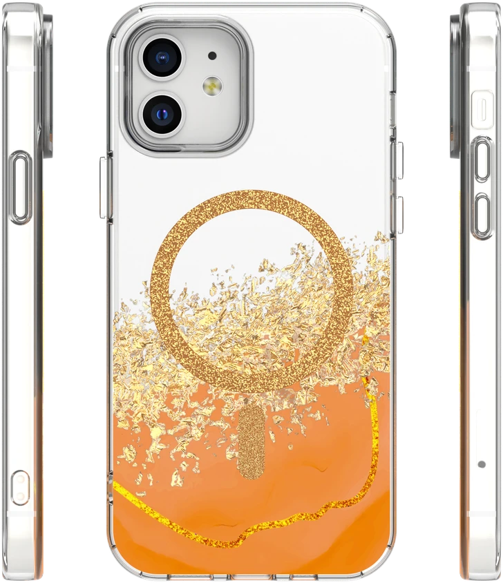 TFO Epoxy Mag dėklas, skirtas iPhone 12 / 12 Pro 6,1" oranžinis