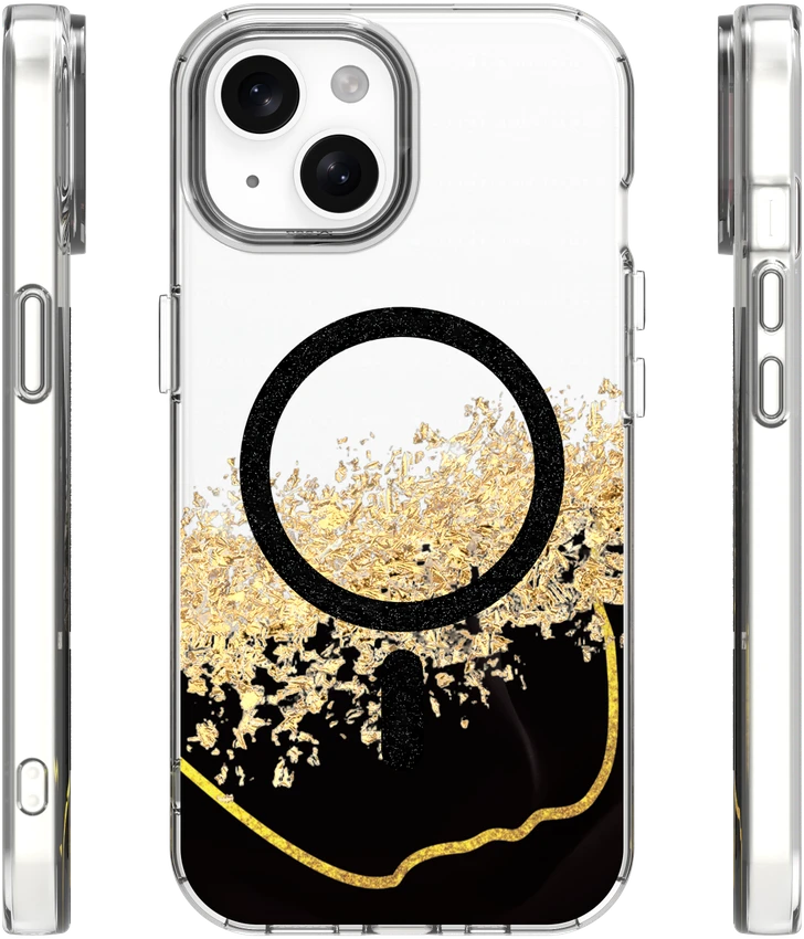 TFO Telforceone Epoksidinės medžiagos „Mag“ dėklas, skirtas „iPhone 13 / 14“ 6,1 colio, juodas