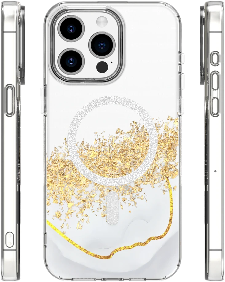 TFO Telforceone Epoksidinės medžiagos „Mag“ dėklas, skirtas „iPhone 15 Pro 6,1“; baltas