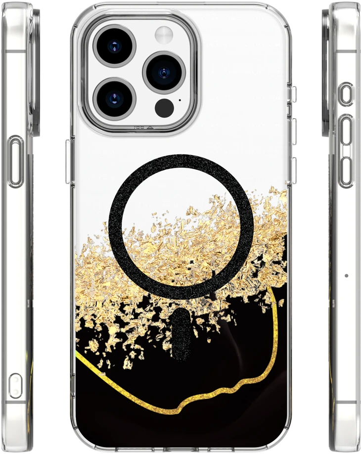 Dėklas TFO Telforceone Epoxy Mag case for iPhone 15 Pro 6,1" juodas