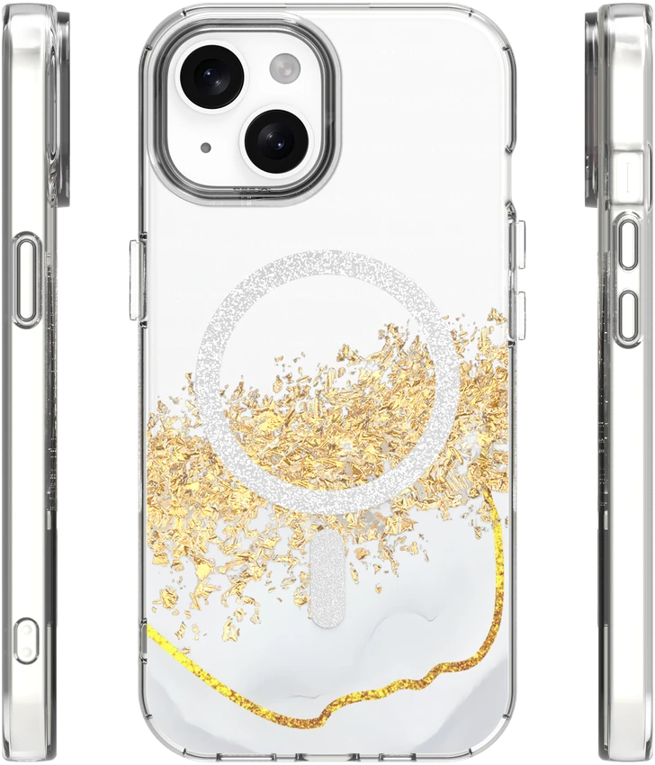 TFO Telforceone Epoksidinės medžiagos „Mag“ dėklas, skirtas „iPhone 15 6,1“; baltas