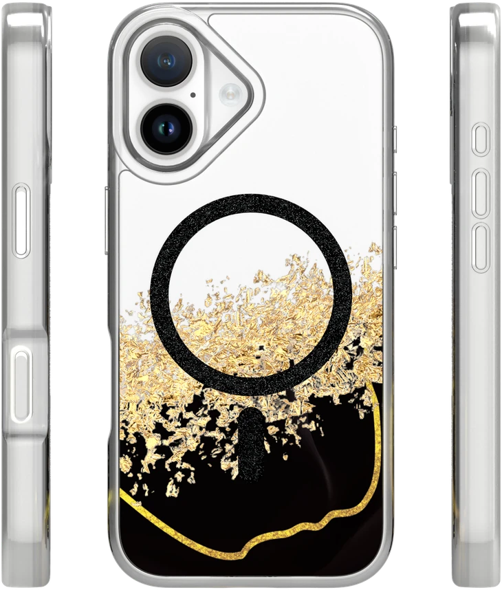 TFO Telforceone „Epoxy Mag“ dėklas, skirtas „iPhone 16 6,1“; juodas