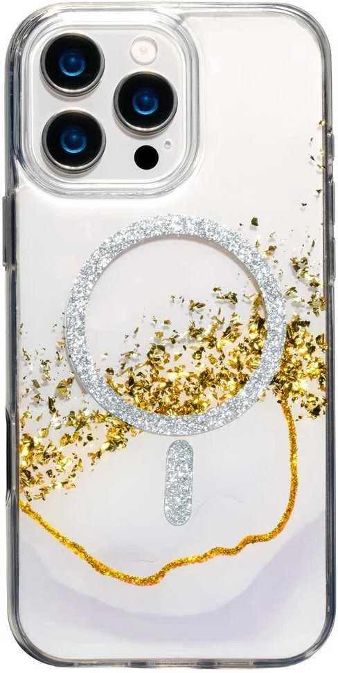 TFO Telforceone Epoksidinės medžiagos „Mag“ dėklas, skirtas „iPhone 16 Pro 6,3“; baltas