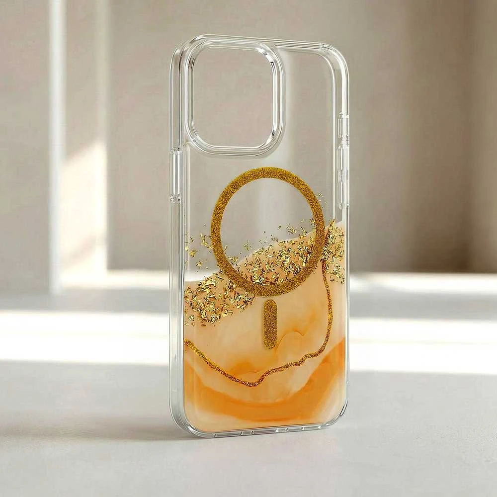 TFO Telforceone „Epoxy Mag“ dėklas, skirtas „iPhone 16 Pro Max 6,9“; oranžinis