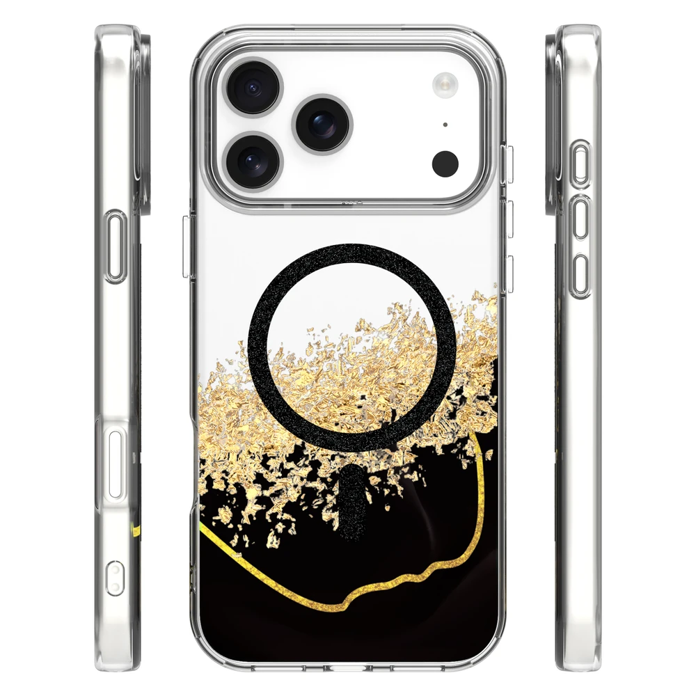 TFO Telforceone Epoksidinės medžiagos „Mag“ dėklas, skirtas „iPhone 17 Pro Max 6,9“ (juodas)