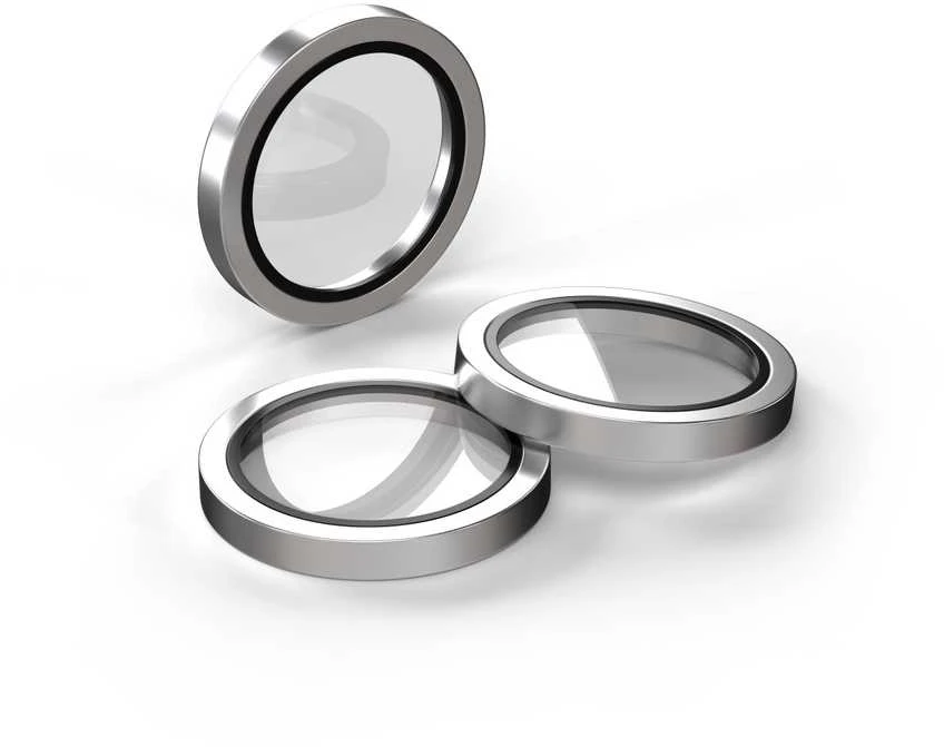 Telforceone Etteri camera lens protector for iPhone 15 Pro / 15 Pro Max titanium pilkas