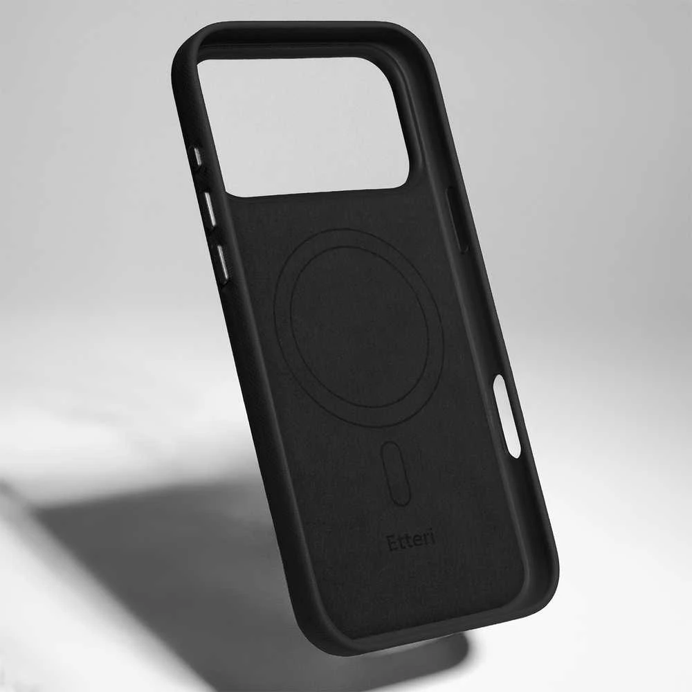 Telforceone „Etteri Elegant Mag“ dėklas, skirtas „iPhone 16 Pro Max 6,9“; juodas