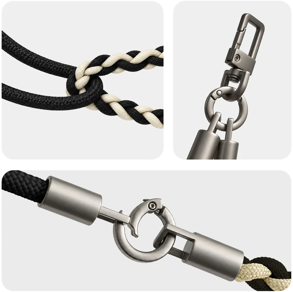 Telforceone Etteri flexi strap 2in1 for phones juodas