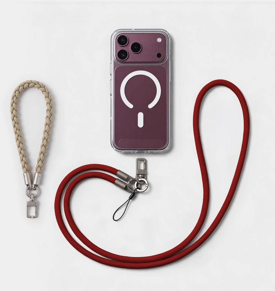 Telforceone Etteri flexi strap 2in1 for phones maroon
