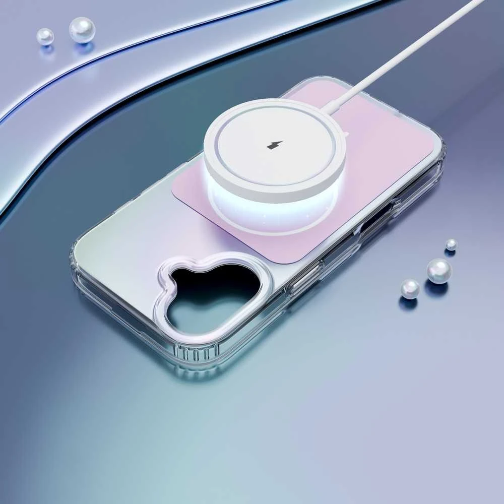 Telforceone „Etteri Hidden Pearl“ dėklas, skirtas „iPhone 17 Pro Max / 18 Pro Max“ (6,9 colio), rožinis