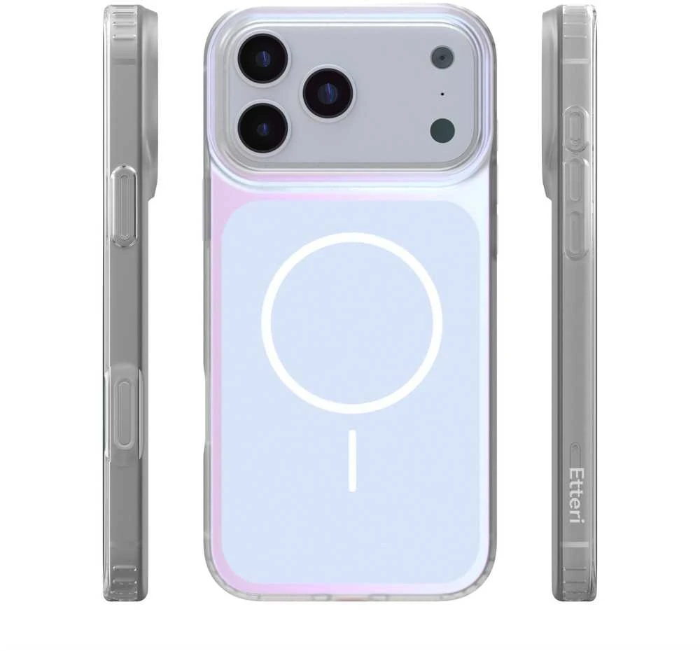 Telforceone „Etteri Hidden Pearl“ dėklas, skirtas „iPhone 17 Pro Max / 18 Pro Max“ (6,9 colio), šviesiai mėlynas