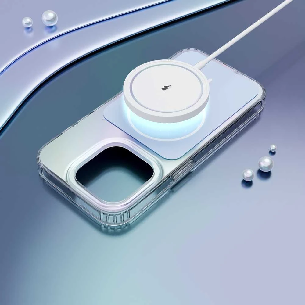 Telforceone „Etteri Hidden Pearl“ dėklas, skirtas „iPhone 15 6,1“; šviesiai mėlynas