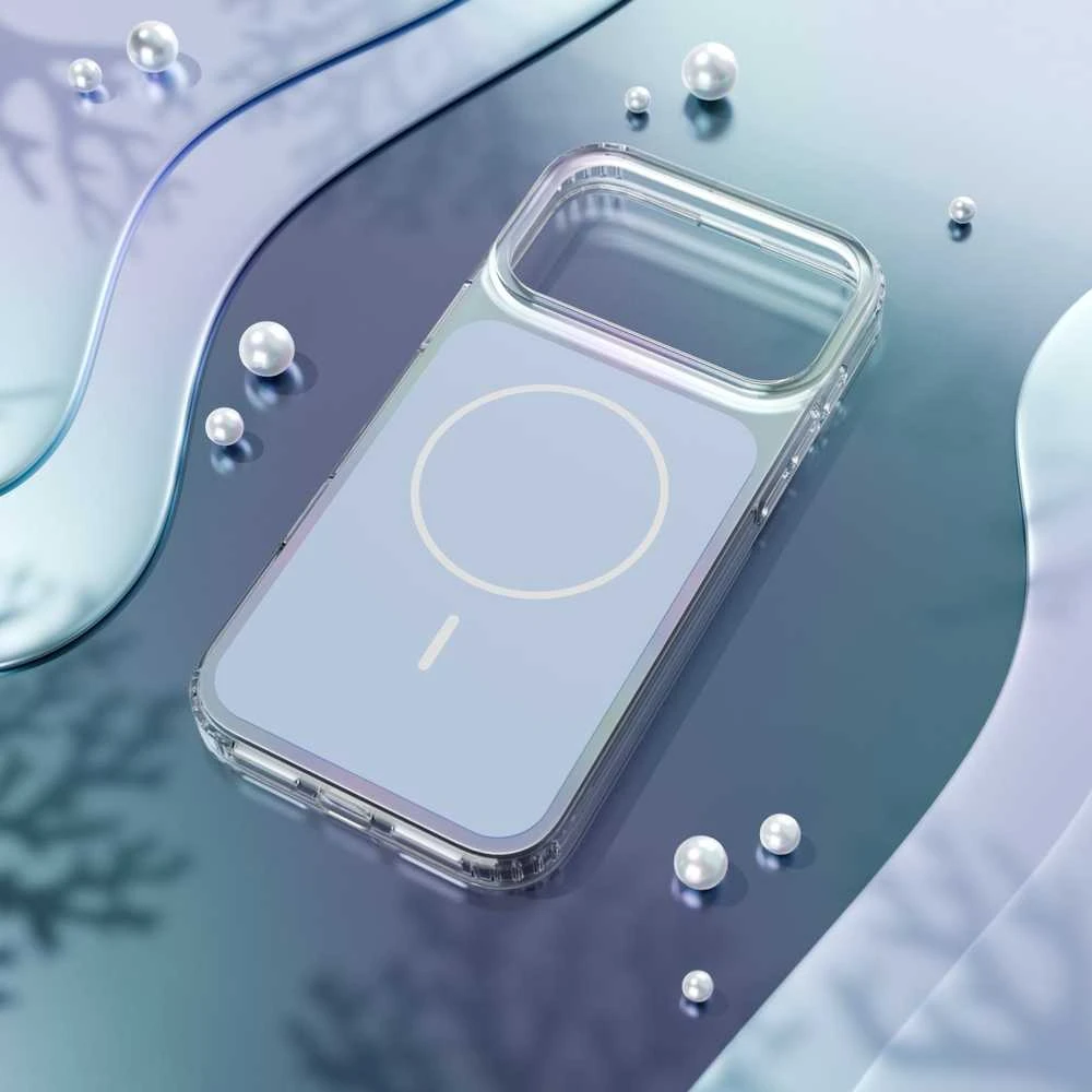 Telforceone „Etteri Hidden Pearl“ dėklas, skirtas „iPhone 17 Pro Max / 18 Pro Max“ (6,9 colio), šviesiai mėlynas