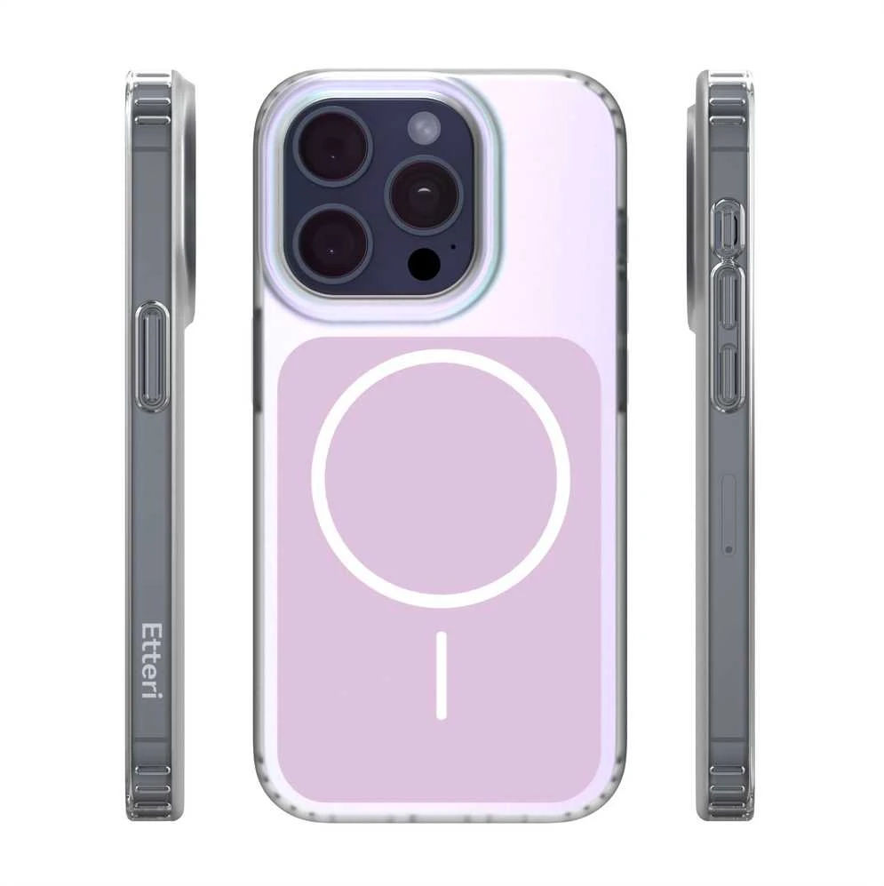Etteri Hidden Pearl dėklas iPhone 15 Pro 6,1" rožinis