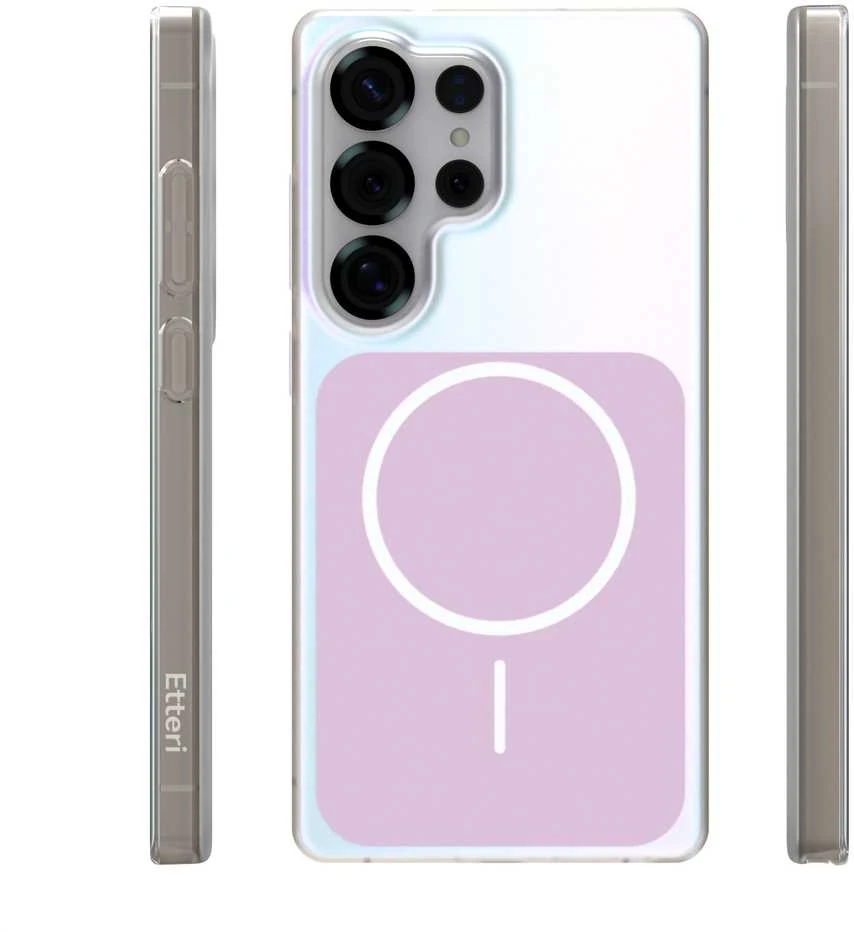 Etteri Hidden Pearl dėklas Samsung Galaxy S25 Ultra rožinis