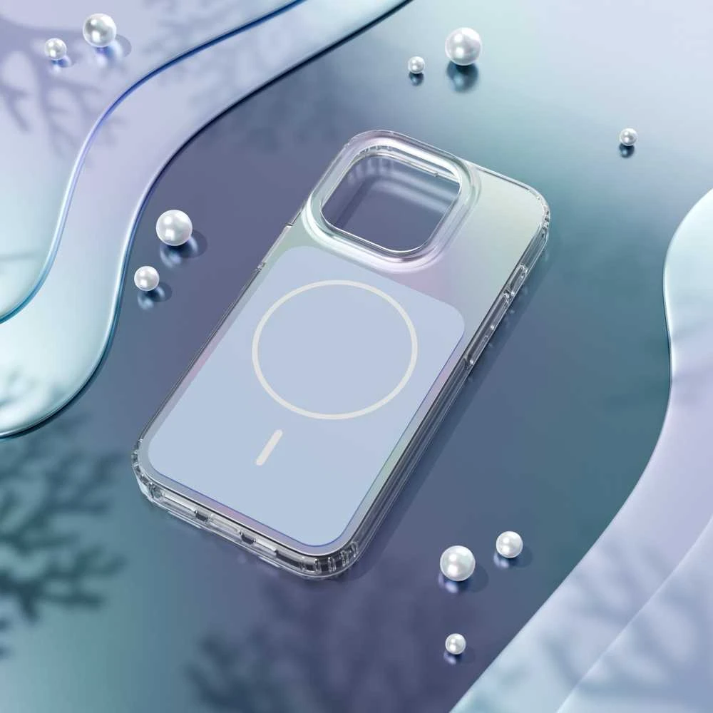 Telforceone „Etteri Hidden Pearl“ dėklas, skirtas „iPhone 14 Pro 6,1“; šviesiai mėlynas