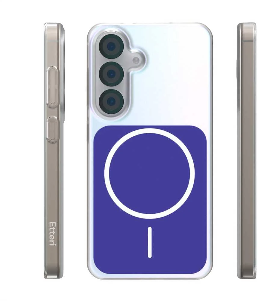 Etteri Hidden Pearl dėklas Samsung Galaxy S25 tamsiai mėlynas