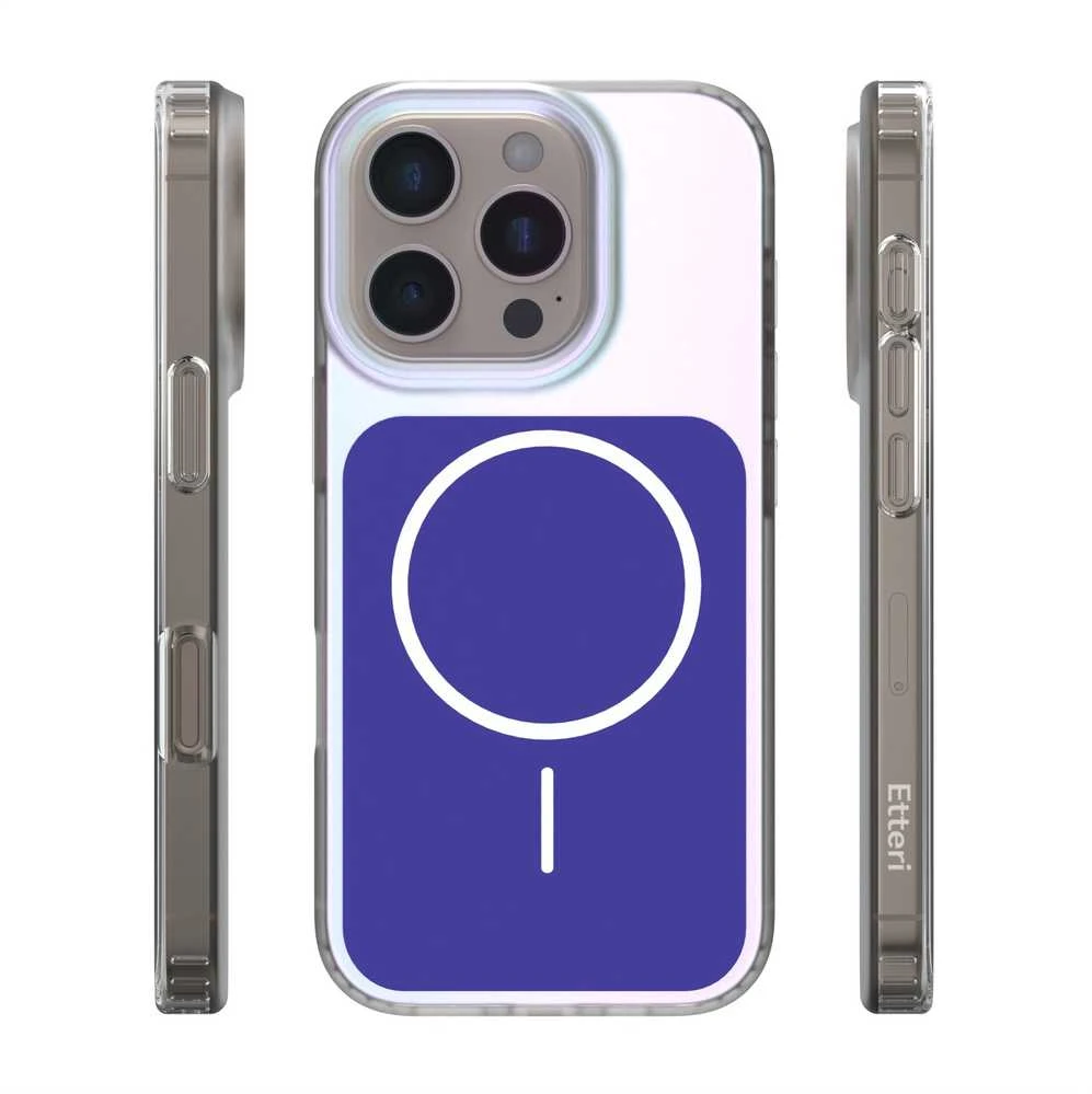 Telforceone „Etteri Hidden Pearl“ dėklas, skirtas „iPhone 16 Pro 6,3“; tamsiai mėlynas