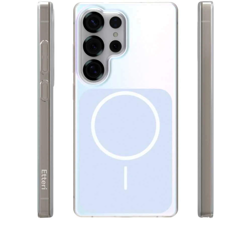 Etteri Hidden Pearl dėklas Samsung Galaxy S25 Ultra šviesiai mėlynas