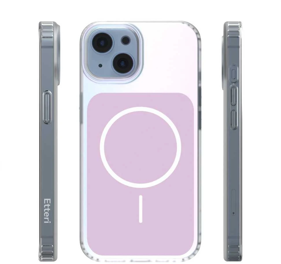 Telforceone „Etteri Hidden Pearl“ dėklas, skirtas „iPhone 14 6,1“; rožinis