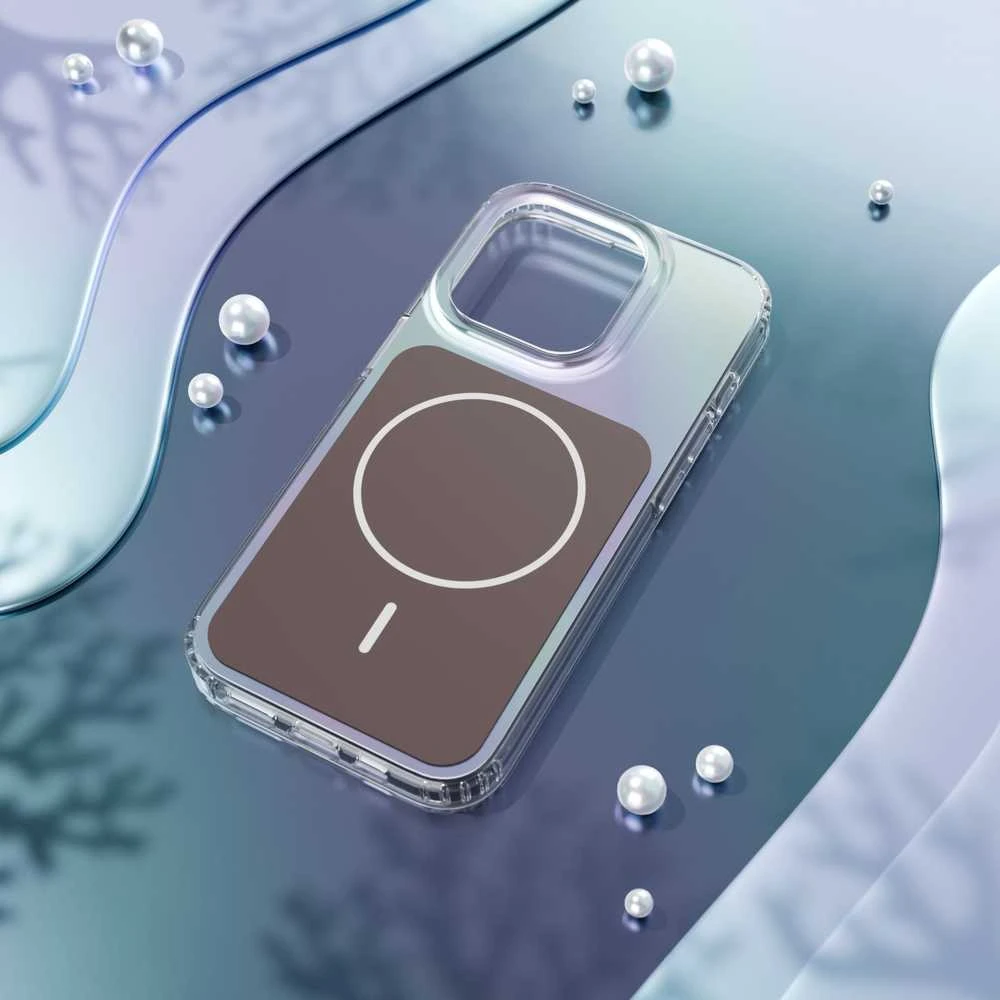 Telforceone „Etteri Hidden Pearl“ dėklas, skirtas „iPhone 15 Pro 6,1“; rudas