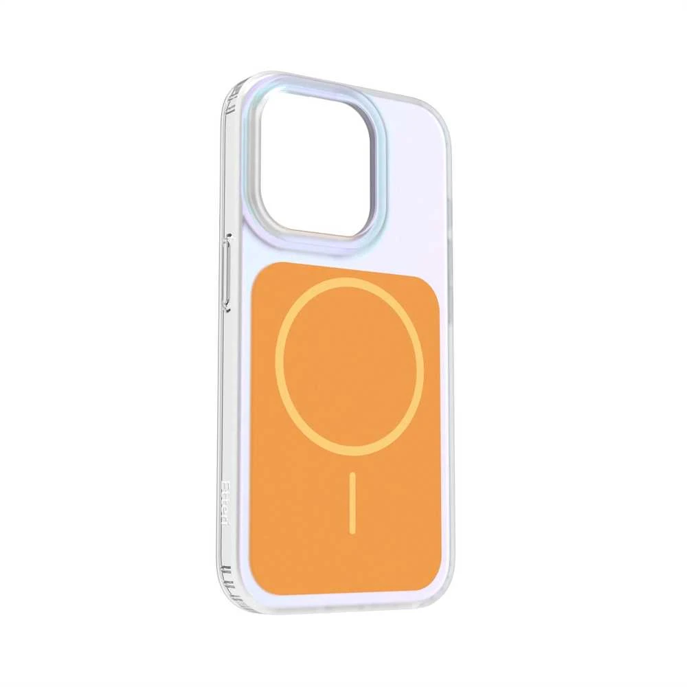 Telforceone „Etteri Hidden Pearl“ dėklas, skirtas „iPhone 15 Pro 6,1“; oranžinis