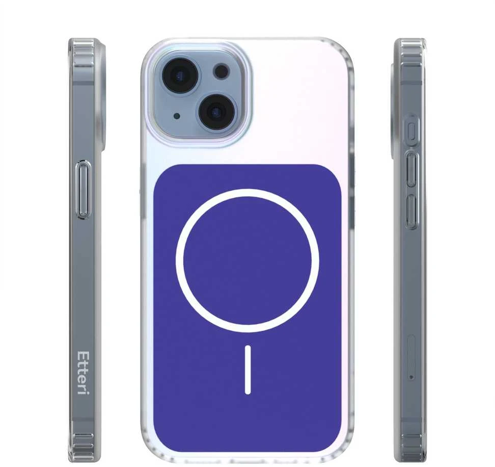 Telforceone „Etteri Hidden Pearl“ dėklas, skirtas iPhone 13 6,1 colio, tamsiai mėlynas
