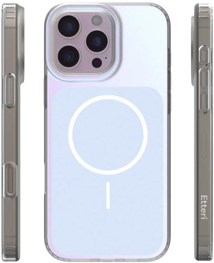 Etteri Hidden Pearl dėklas, skirtas iPhone 16 Pro Max 6,9", šviesiai mėlynas