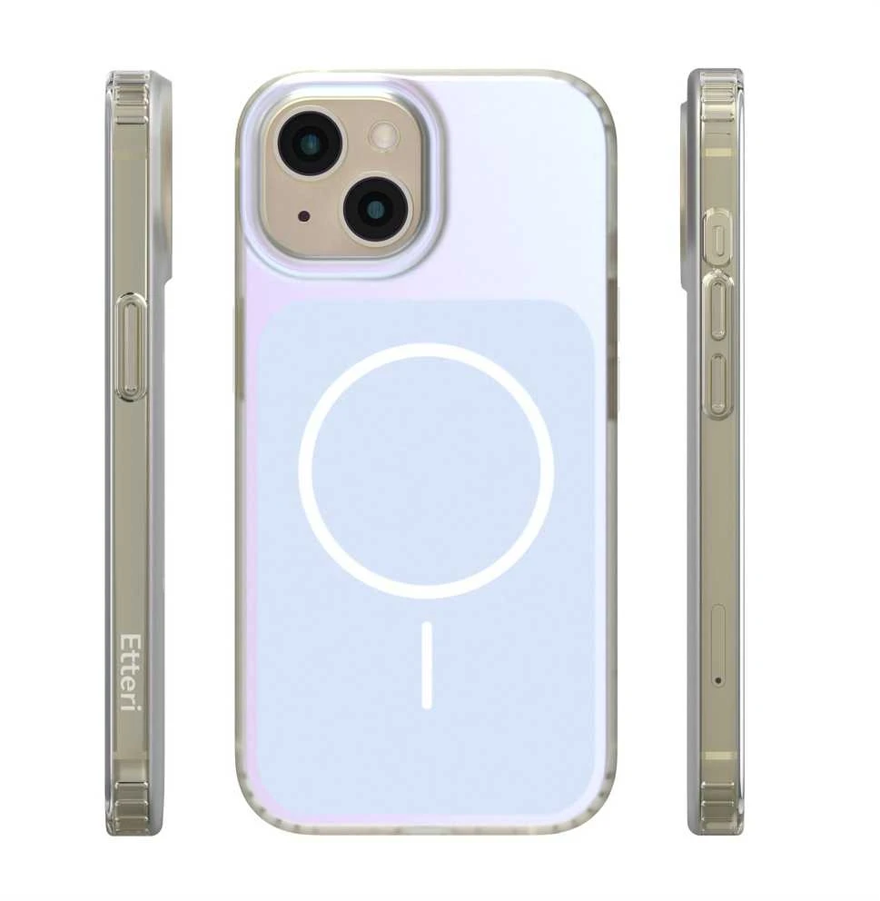 Telforceone „Etteri Hidden Pearl“ dėklas, skirtas „iPhone 15 6,1“; šviesiai mėlynas