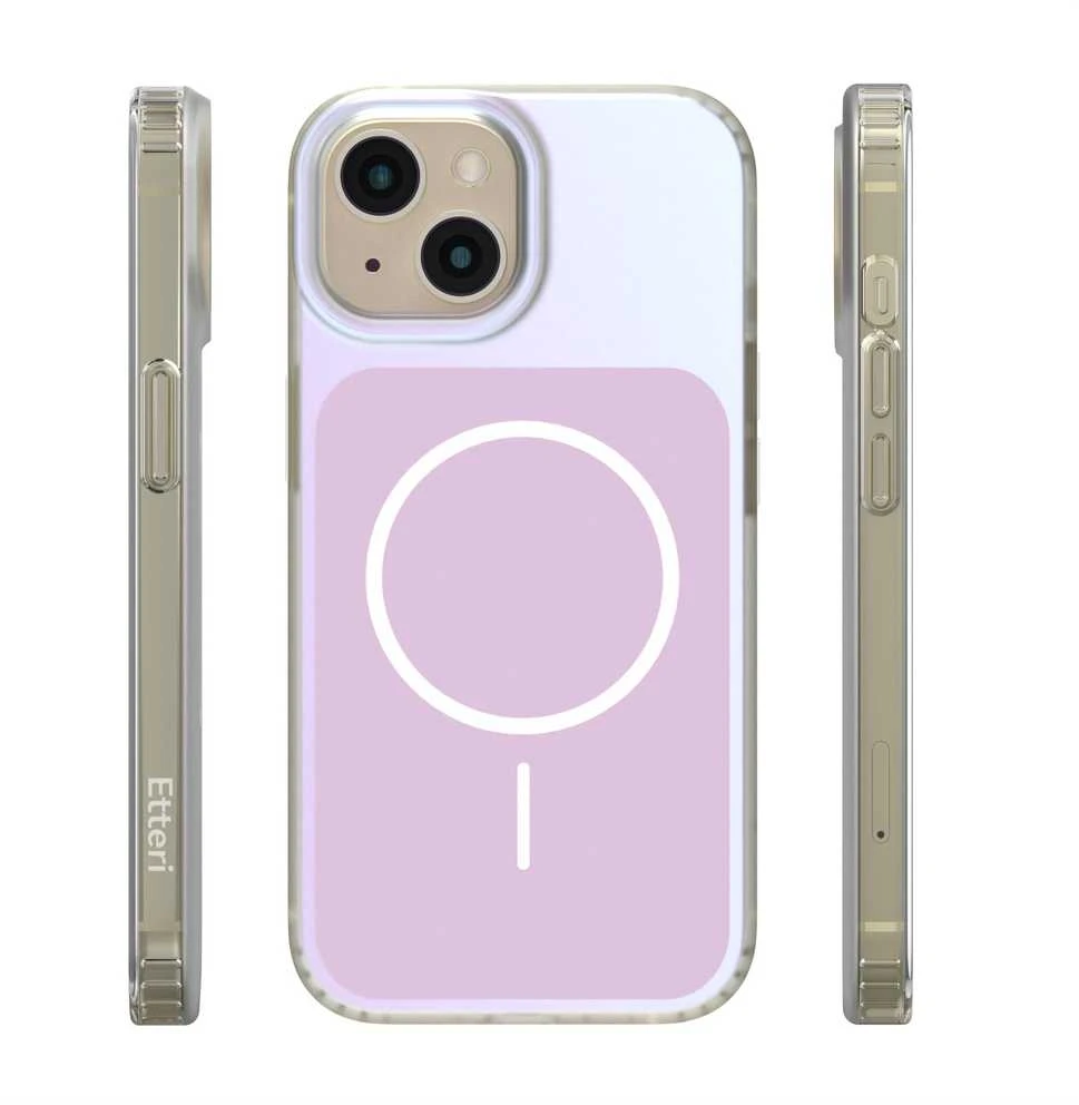 Etteri Hidden Pearl dėklas iPhone 15 6,1" rožinis
