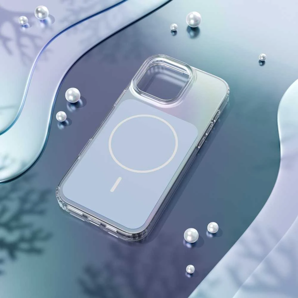 Telforceone „Etteri Hidden Pearl“ dėklas, skirtas „iPhone 16 Pro 6,3“; šviesiai mėlynas