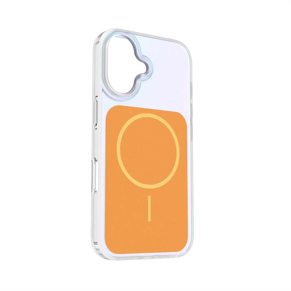 Telforceone „Etteri Hidden Pearl“ dėklas, skirtas „iPhone 16 6,1“; oranžinis