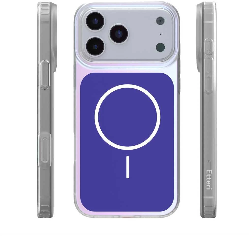 Telforceone „Etteri Hidden Pearl“ dėklas, skirtas „iPhone 17 Pro Max / 18 Pro Max“ (6,9 colio), tamsiai mėlynas